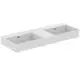 IS-Doppelwaschtisch-Extra-o-Hl-m-Uel-1200x450x150mm-Weiss-mit-IdealPlus-T3911MA gallery number 4